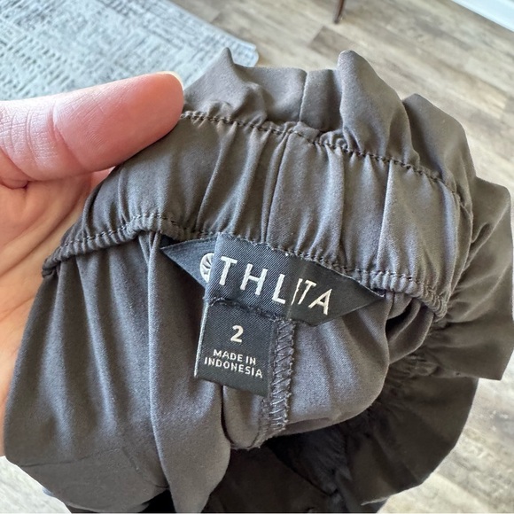 Athleta Skyline Pant - Paperbag Waist and Belt - Taupe - Picture 8 of 9